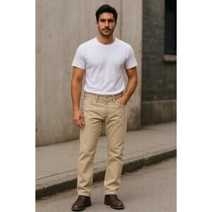 Levi’s 501 Original Fit Jeans Men’s W31 L30 Beige Tan Straight Leg Button Fly